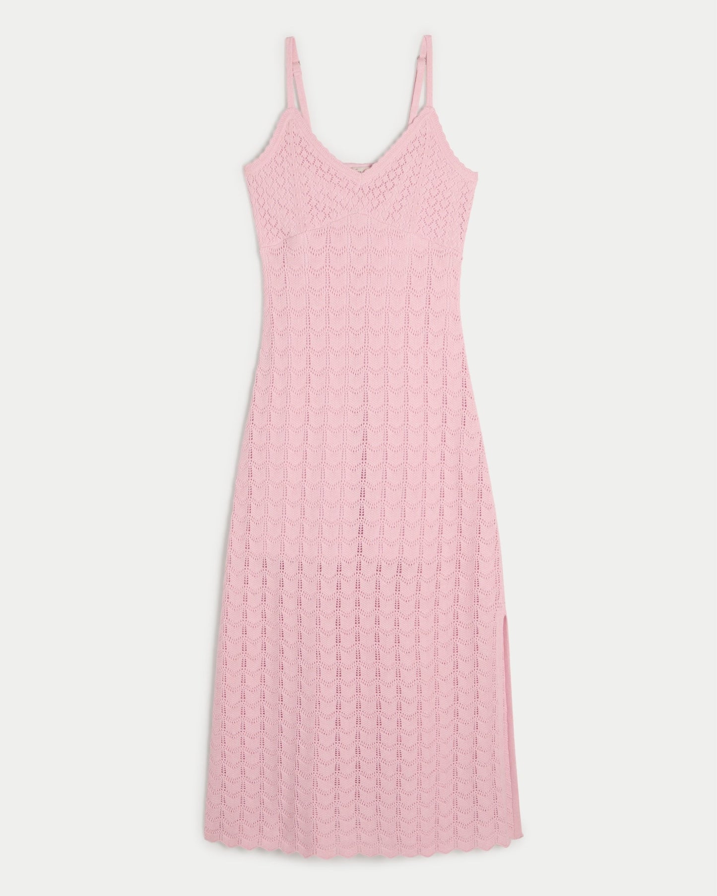 Lace-Look Midi Dress