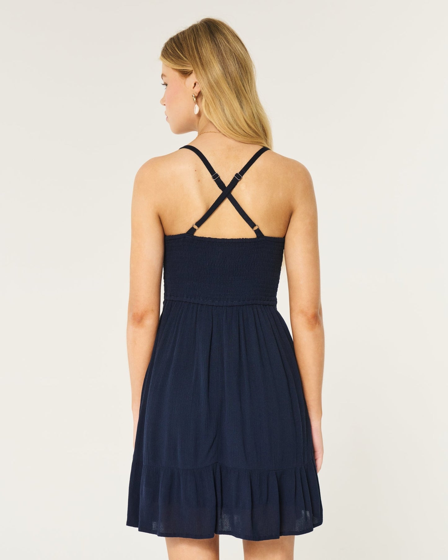 Crochet Blend Mini Dress