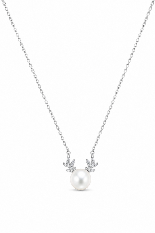 Antler Necklace · Pearl